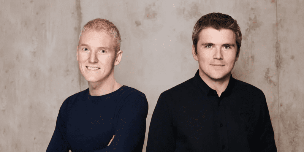 Stripe Co-Founders John and Patrick Collison. Source: stripe.com