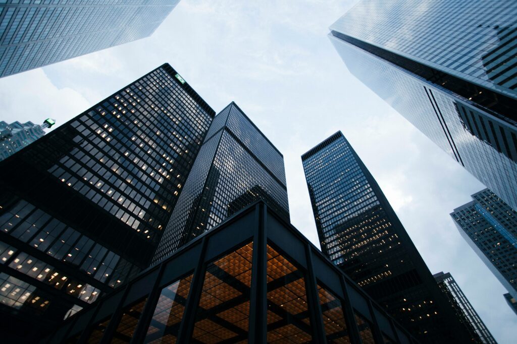 A large-scale urban area—highlighting how the One, Big, Beautiful Bill’s expanded SALT deductions and Opportunity Zone incentives are reshaping tax strategies for real estate developers.